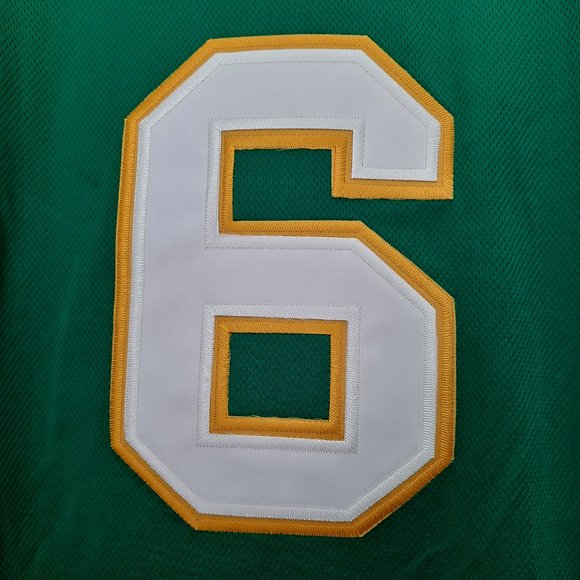NWT Bill Russell #6 University of San Fran college throwback basketball jersey - Picture 8 of 9